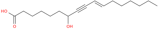 10 heptadecen 8 ynoic acid, 7 hydroxy , (e) 